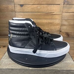 Vans Women's Size US 9 SK8 Divine Black Lace Up Leather Hi Top Skate Shoes
